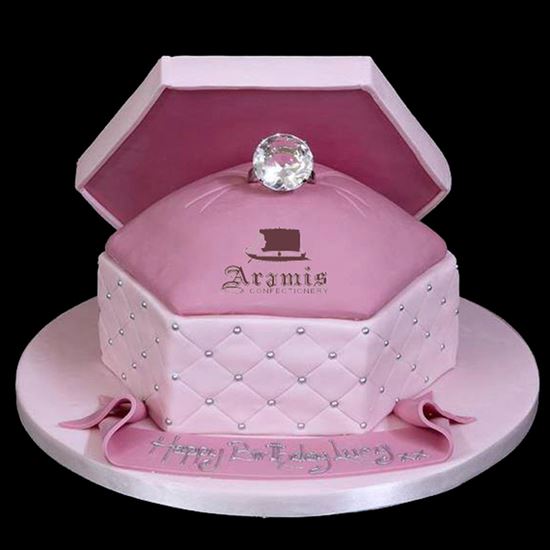 تصویر کیک نامزدی